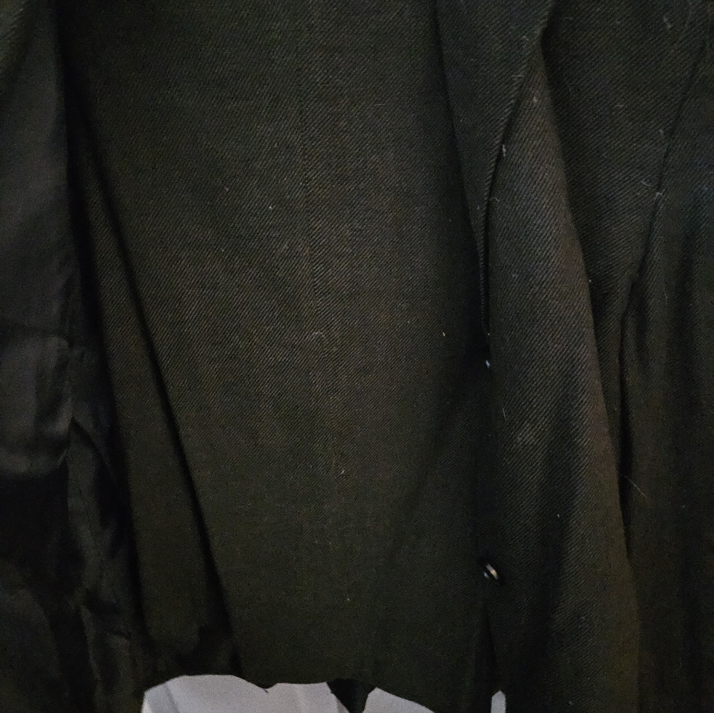 Larry Levine Dark Olive Two-Button Women's Blazer Pant Suit Size 12 - Picture 5 of 5